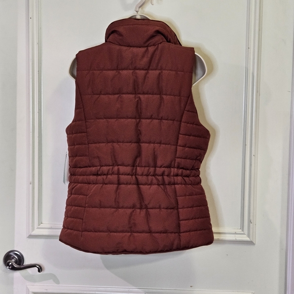 Copper Key Rustic Brown Zip Front Puffer Vest, Size XL Girls,NWT - Picture 10 of 16